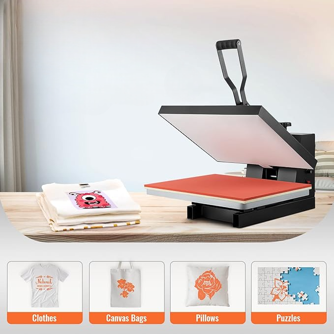 Auto Open Clamshell Heat Press Machine view 2