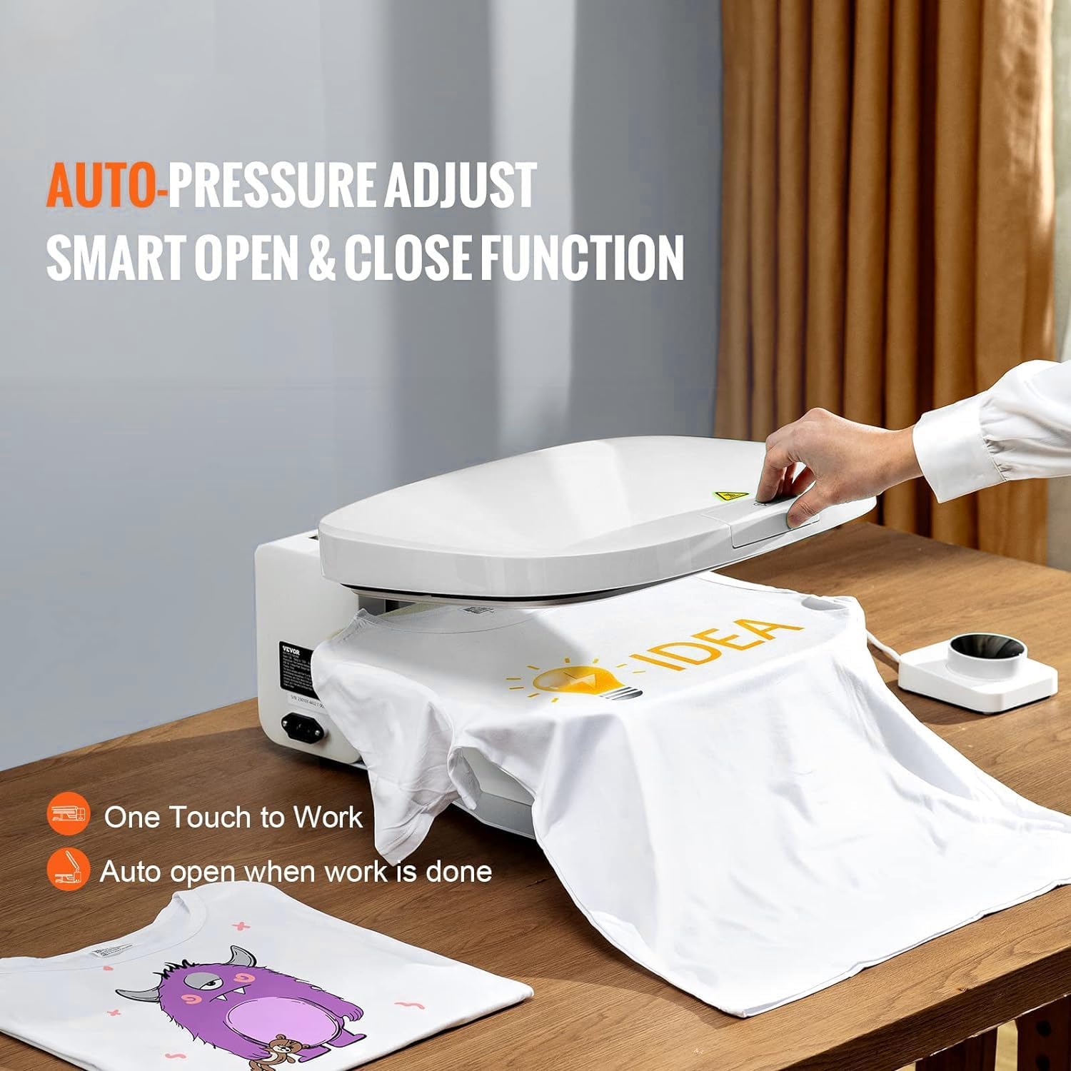 Auto Pressure Adjust Heat Press Machine
