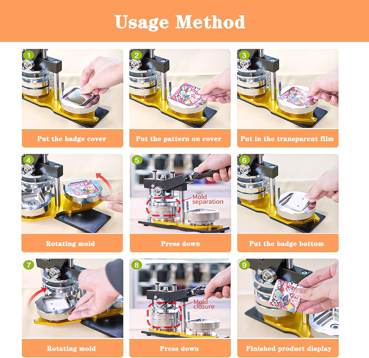Badge Making Machine Kit