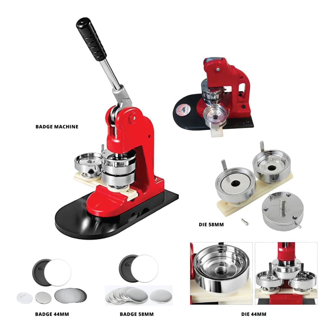 Badge Making Machine Red A